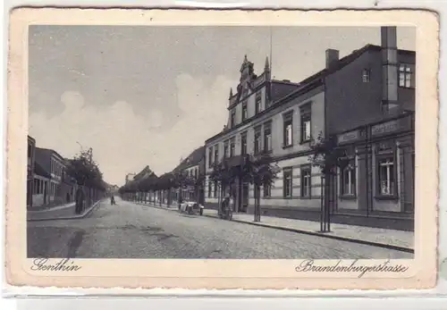 06559 Ak Genthin Brandenburgerstrasse vers 1930