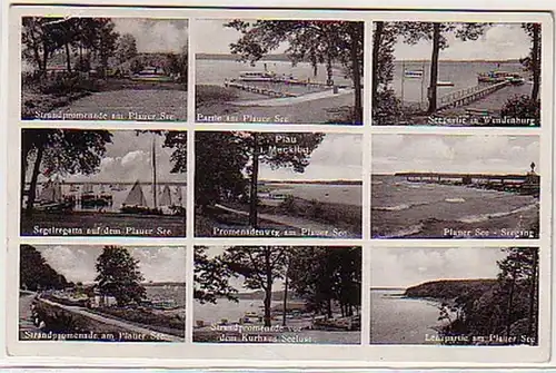 06554 Multi-image Ak Plau in Mecklembourg vers 1940