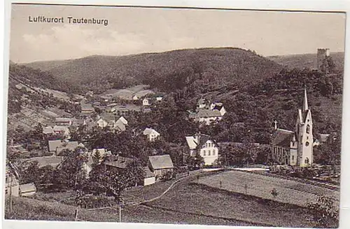 06551 Ak Luftkurort Tautenburg Totalansicht 1916