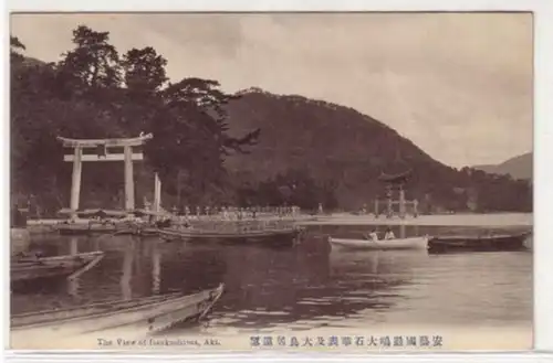 06547 Ak Aki Japan the View of Itsukushima um 1915