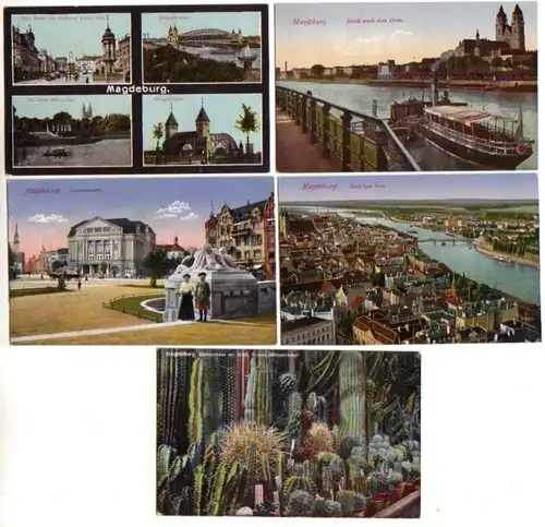 06546/5 Ak Magdeburg Königsbrücke, etc. vers 1915