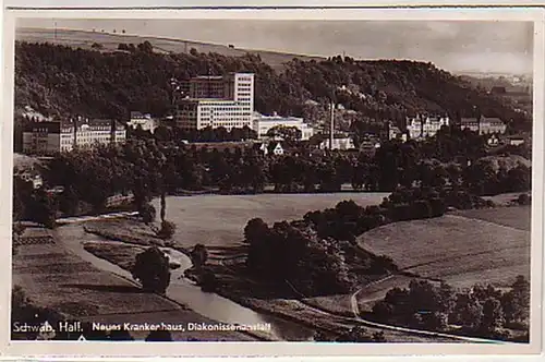 06543 Ak Schwäb. Hall neues Krankenhaus 1937