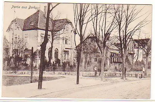 06508 Ak Partie aus Borby Eckernförde 1914