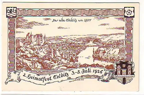 06468 Ak 2ème Fête de la patrie Colditz 3-5 juillet 1926