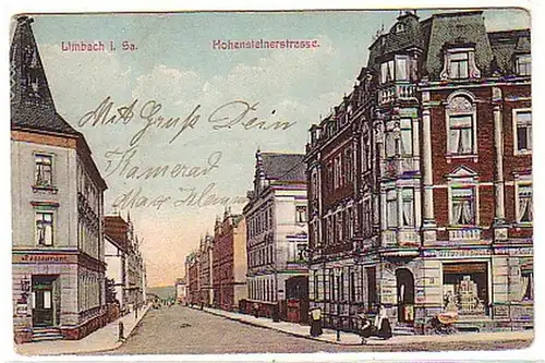 06436 Ak Limbach in Sa. Hohensteinerstrasse 1910