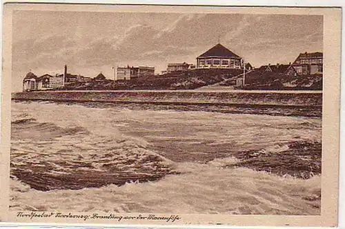 06414 Ak Nordseebad Norderney Brandung 1934