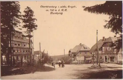06386 Ak Oberberenburg dans les monts Métallifères saxons vers 1930
