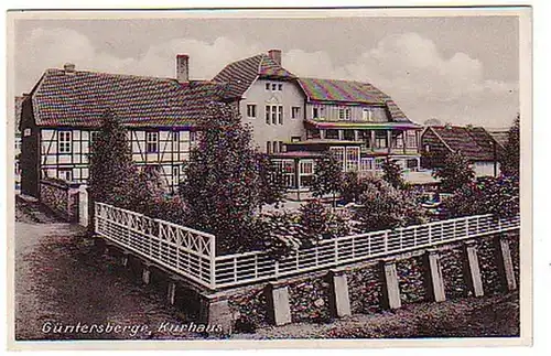 06342 Ak Güntersberge Sachsen Anhalt Kurhaus vers 1940