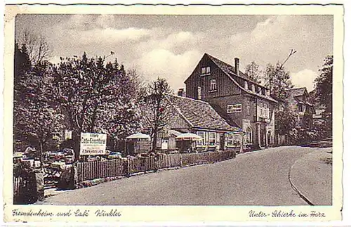 06340 Ak Schierke Harz Conditorei Café Winkler 1941