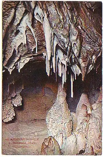 06334 Ak Hermannshöhle bei Rübeland Harz Krystallkammer