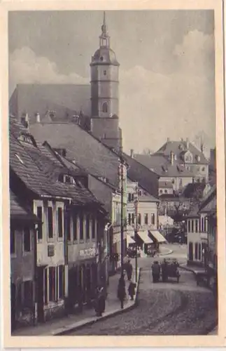 06332 Ak Penig Leipziger Straße vers 1930
