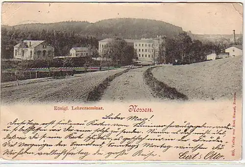 06329 Ak Nossen königlicches Lehrerseminar 1899