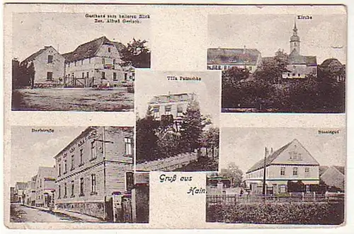 06279 Ak Salutation en Hain Gasthaus, trésor d'État, etc. 1919