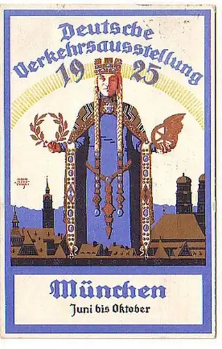 06269 Ak Exposition allemande des transports Munich 1925