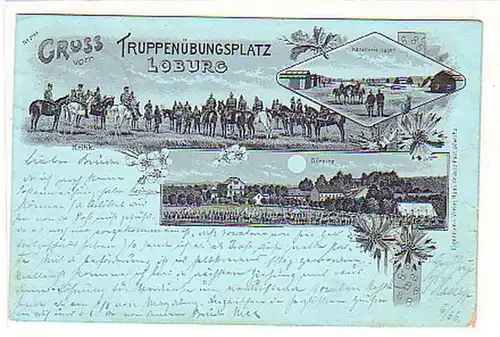 06246Mondscheinkarte Gruß vom Truppenübungsplatz Loburg