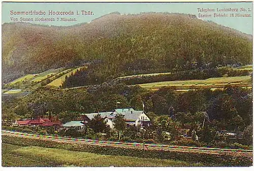 06242 Ak Sommerfrische Hockerode in Thüringen 1913