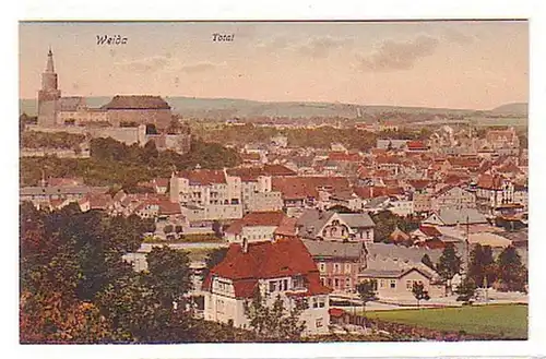 06227 Ak Weida in Thüringen Totalansicht um 1920