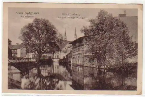 06226 Ak Bromberg au Königl. Mühlen vers 1930