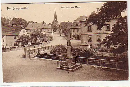 06206 Ak Bad Berggiesshubel Vue sur le marché 1919