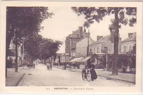 06161 Ak Argentan Frankreich Boulevard Carnot um 1915