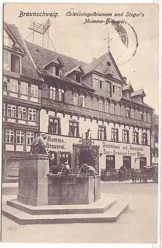 06152 Ak Braunschweig Steger's Mumme Brasserie 1907