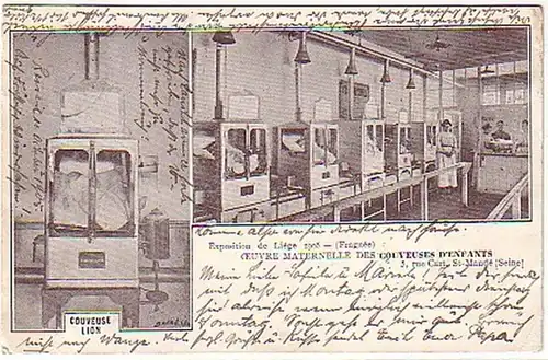 06149 Ak Exposition universelle Liège 1905 Station pour bébé