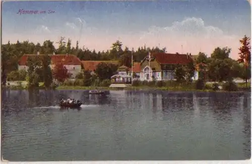 06134 Ak Hammer am See in Bohême in 1920