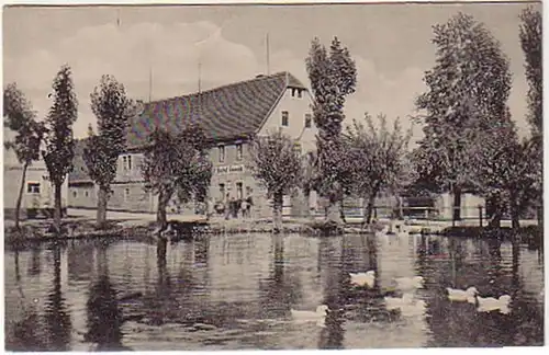 06088 Ak Gruß aus Gävernitz Gasthof um 1920