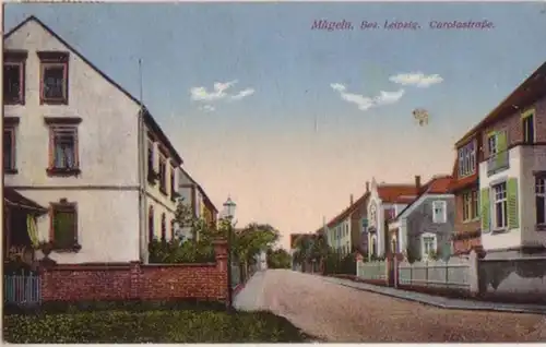 06071 Ak Mügeln Bez. Leipzig Carolastraße 1914