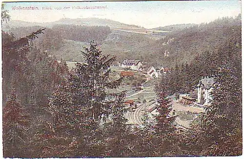 06064 Ak Wolkenstein von der Falkenhorstwand 1914