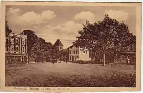 06061 Ak Balte de Grönigmnitz in Holst. Partage du village vers 1920
