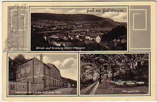 06054 Mehrbild Ak Gruß aus Groß Wangen 1938