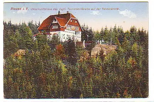 06028 Ak Plauen im Vogtland Unterkunftshaus 1935