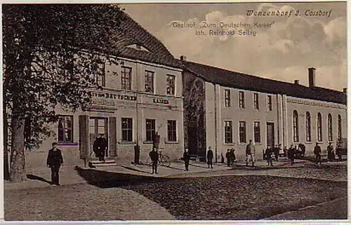05944 Ak Wenzendorf bei Coßdorf Gasthof um 1910