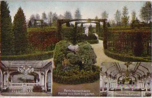 05935 AK Park Hommes Requin Partie du Jardin de l'Irlandais 1920