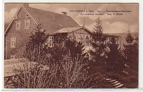05924 Ak Osterwieck am Harz Gasthaus 1925