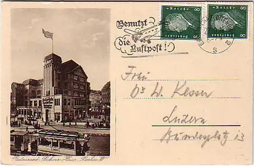 05919 Ak Restaurant Pshorr Haus Berlin 1928