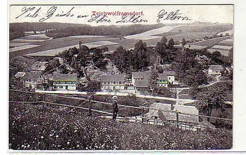 05906 Ak Teichwolframsdorf Vue totale 1906