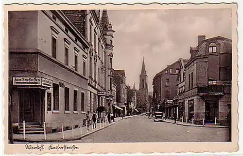 05904 Ak Werdohl Kaiserstrasse avec hôtel vers 1940