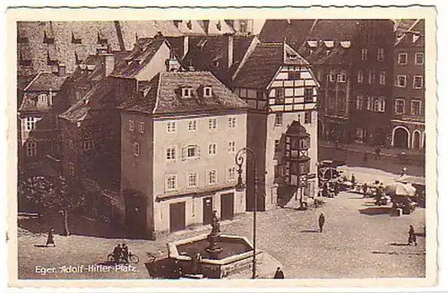 05898 AK Eger Sudetenland Marktplatz 1940