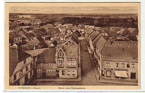 05852 Ak Teterov à Meckl. Vue de la tour de l'hôtel de ville 1925