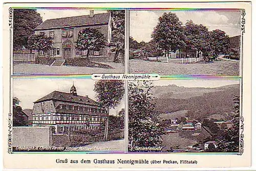 05848 Ak Salutation de l'auberge Nomenigmühle vers 1940