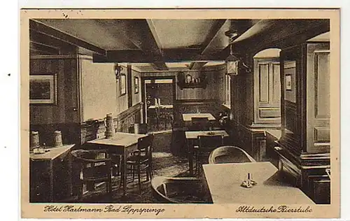 05840 Ak Bad Lippspringe Hotel Hartmann 1930