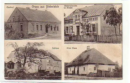 05800 Ak Gruss de Bieberteich Gasthof etc. 1907