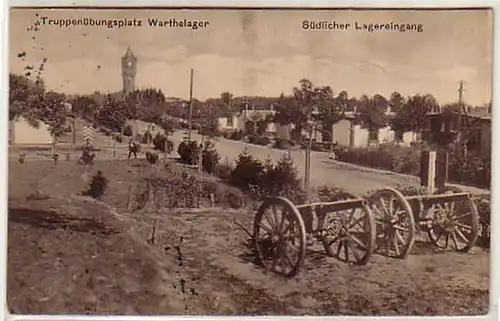 05790 Feldpost Ak camp d'entraînement militaire Warthelager 1914