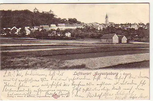 05777 Ak Luftkurort Augustusburg im Erzgebirge 1901