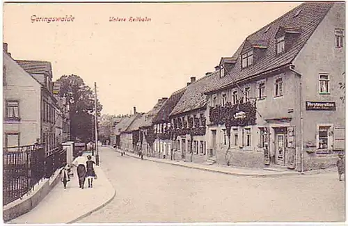 05775 Feldpost Ak Weinswalde Basse piste de l'équitation 1918