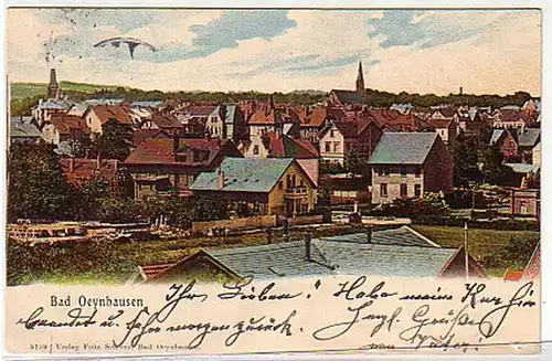 05755 Ak Bad Oeynhausen Totalansicht 1905