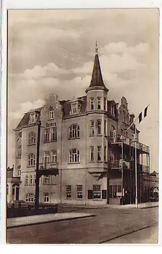 05735 Ak Mer du Nordbad Westerland Hotel Seeburg 1937