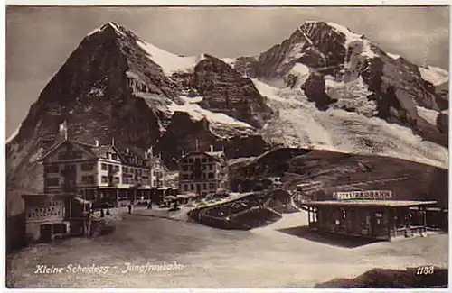 05726 Ak Suisse Kleine Scheidegg Jungfraubahn 1925
